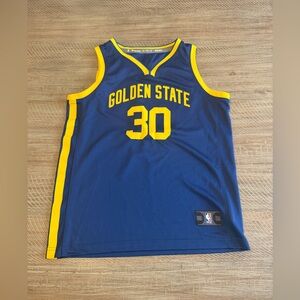 Fanatics Golden State Blue and Yellow Jersey